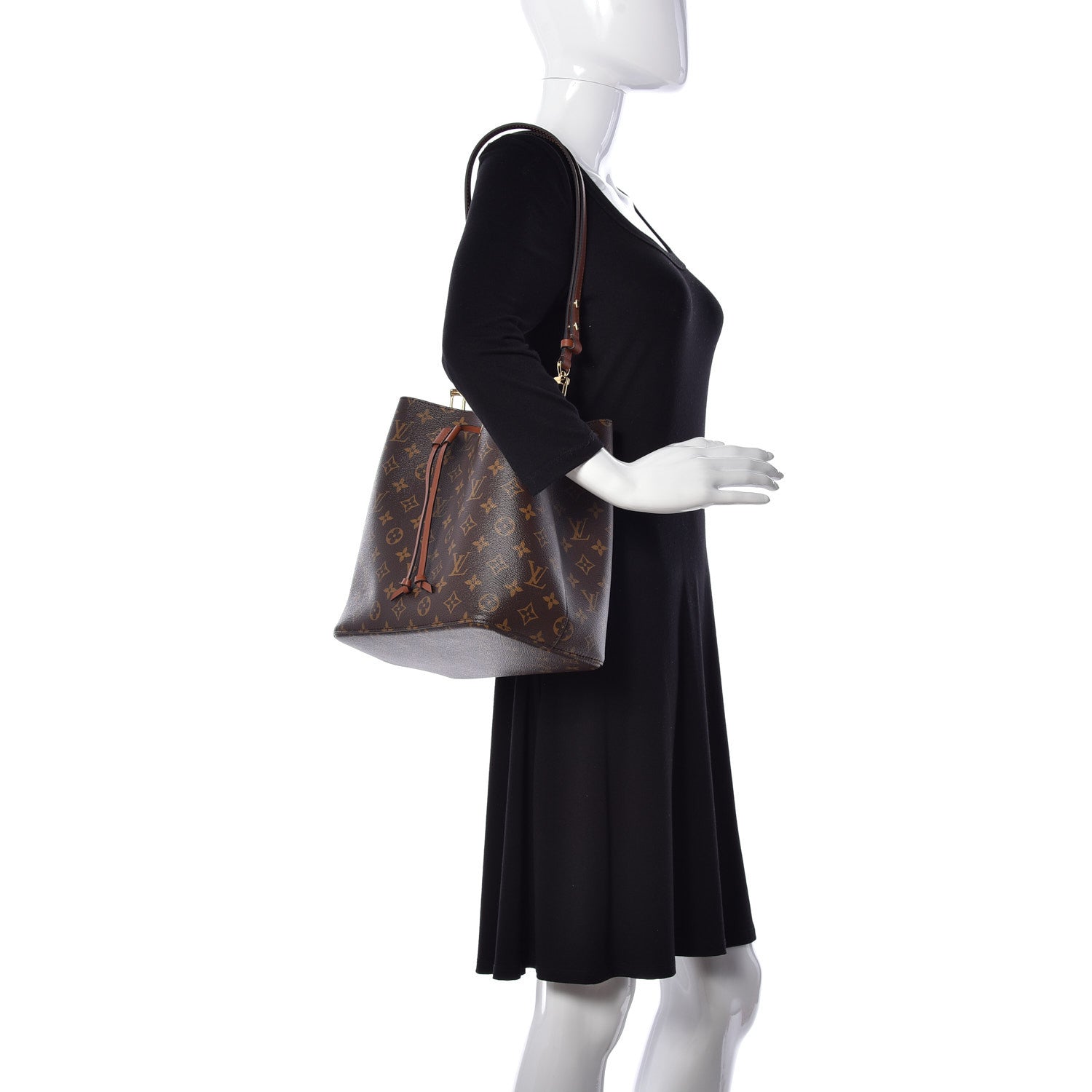 Louis Vuitton Monogram Neonoe MM Caramel 2 of 8