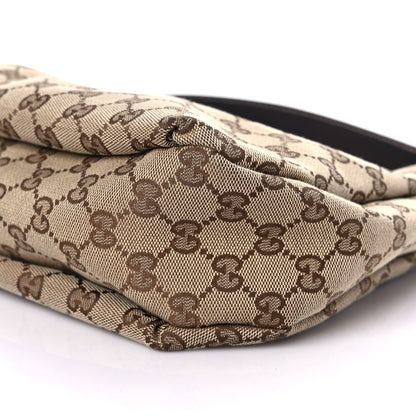 Gucci Monogram Medium New Ladies Web Hobo Dark Brown 8 of 10