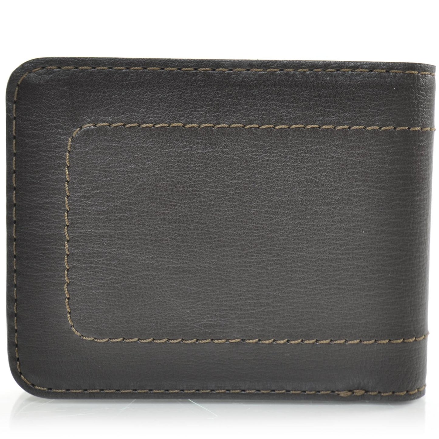 Utah Leather Billfold 6 Cards Wallet Coffee