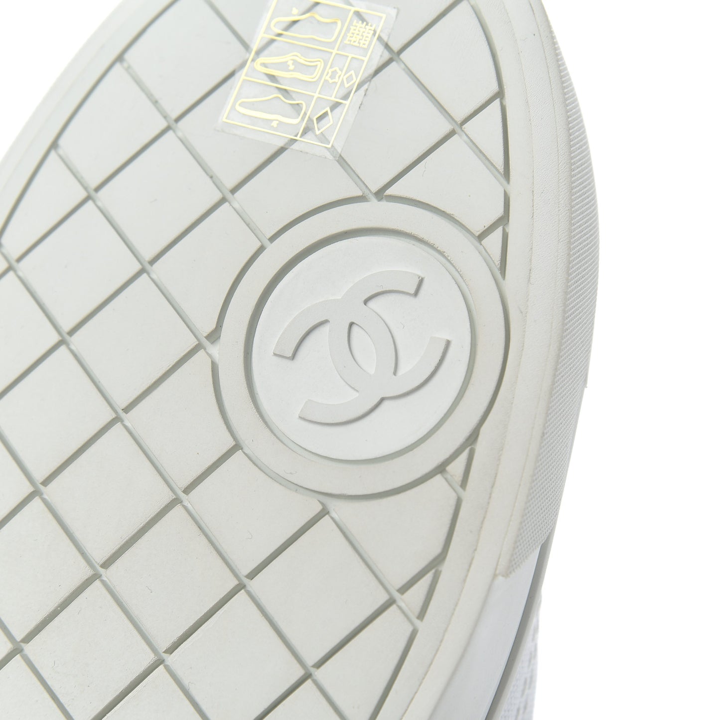 Fabric Low Top Sneakers 42 White
