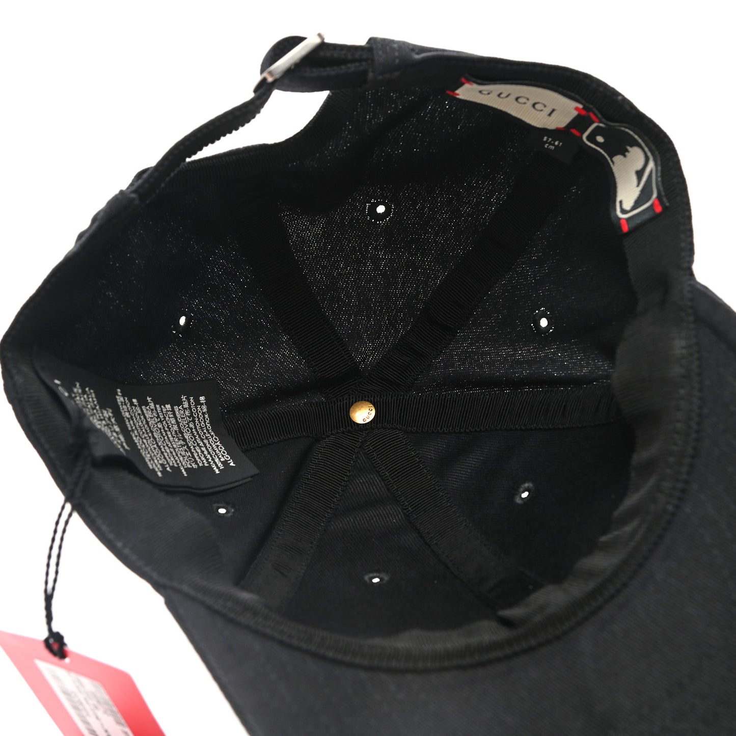 X MLB Cotton NY Yankees Baseball Hat 57-61 Black