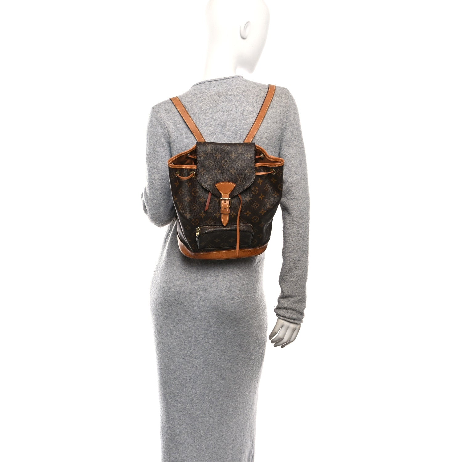 Louis Vuitton Monogram Montsouris MM Backpack 2 of 9