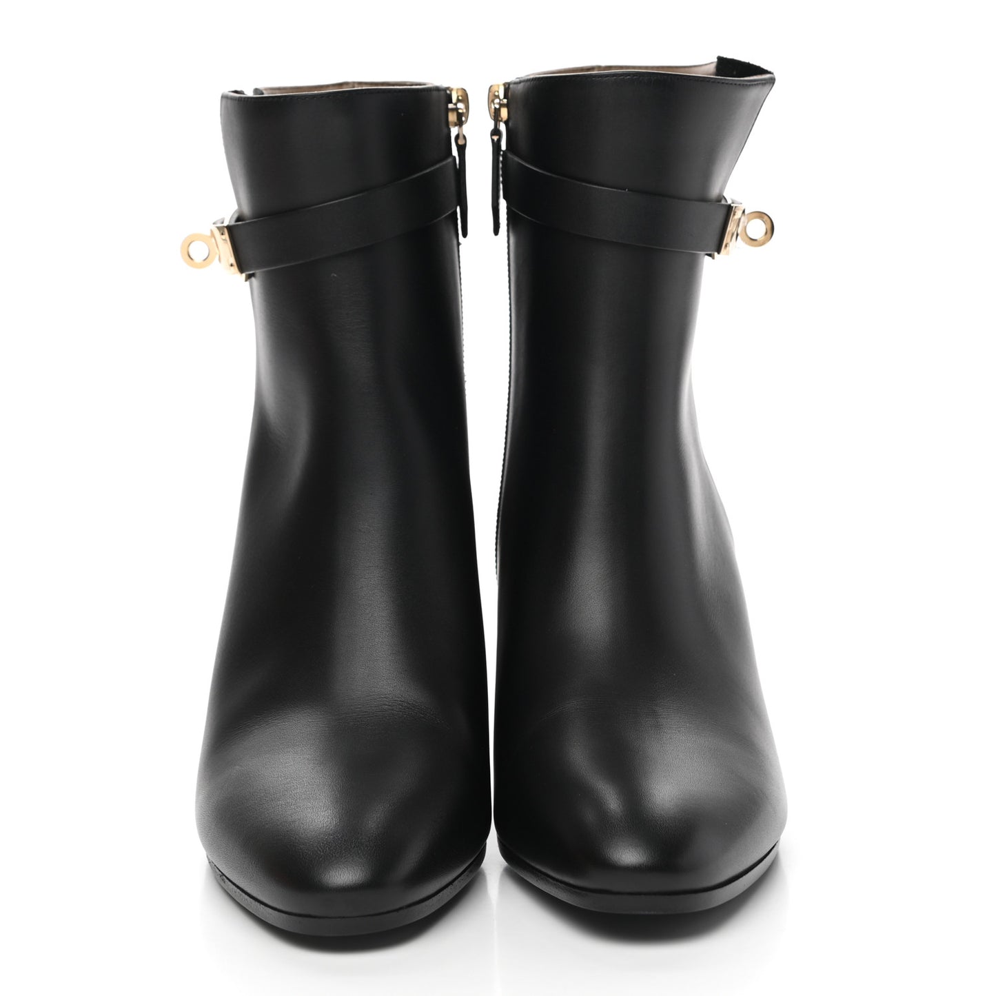 Calfskin Saint Germain Ankle Boots 39 Black