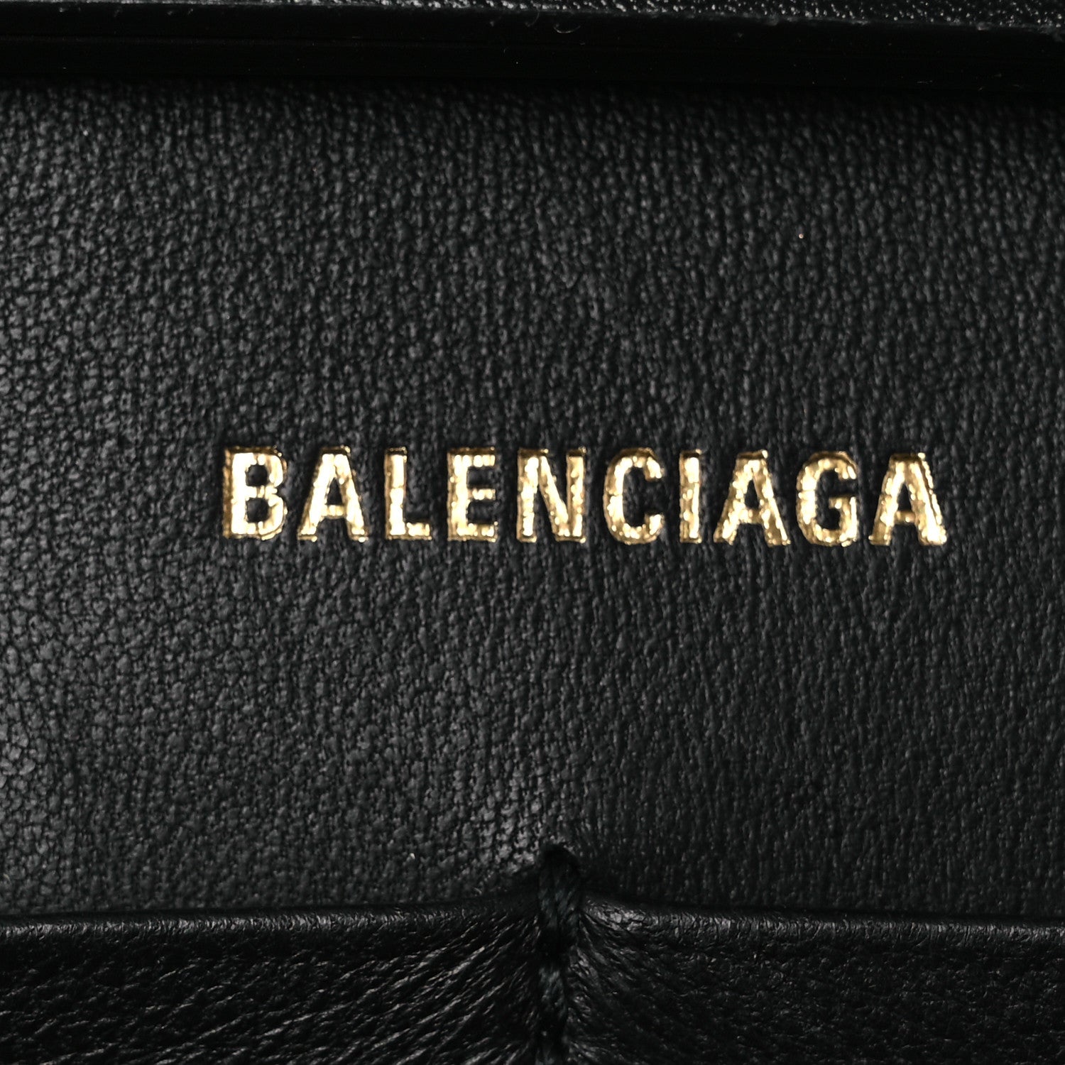 Balenciaga Shiny Box Calfskin Hourglass Chain Bag Black 6 of 11