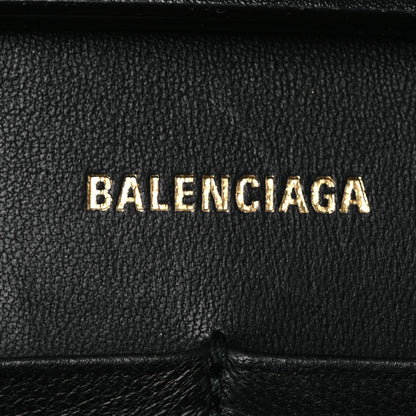 Balenciaga Shiny Box Calfskin Hourglass Chain Bag Black 6 of 11