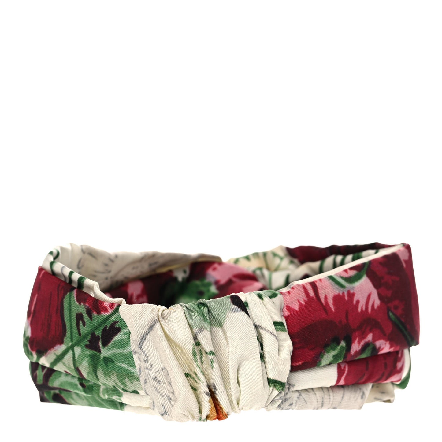 Silk Flora Print Headband M Multicolor