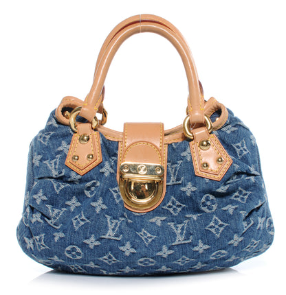Louis Vuitton Denim Pleaty Blue 1 of 7