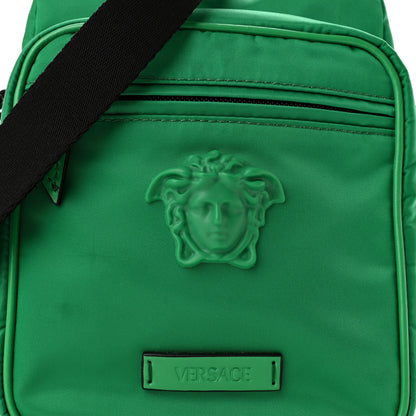 Versace Nylon Palazzo Medusa Crossbody Bag Green 8 of 10