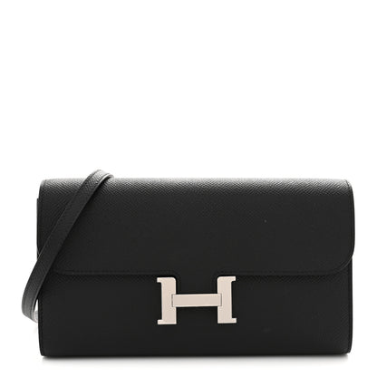 Hermes Epsom Constance Wallet To Go Black 1 of 11