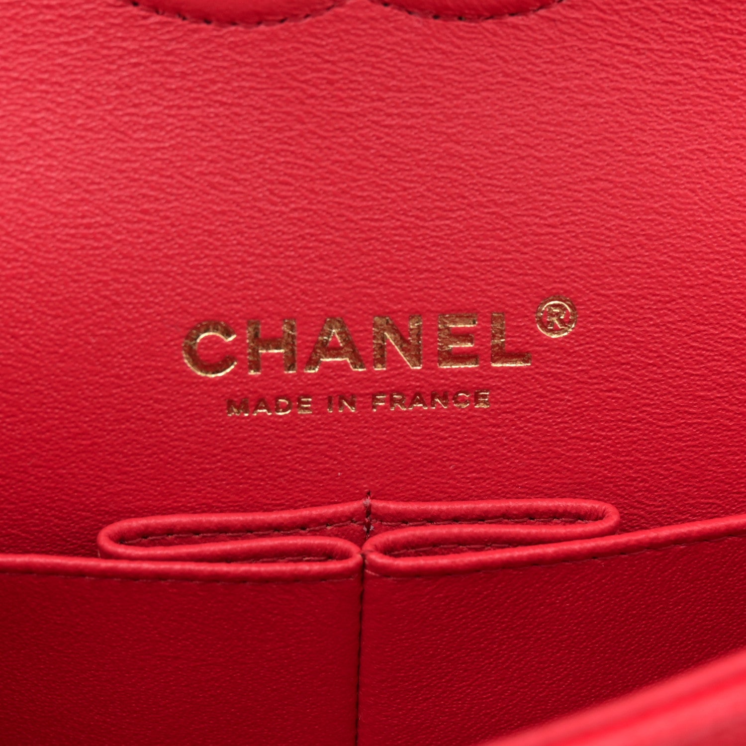 Chanel Caviar Quilted Small Double Flap Red 6 of 11