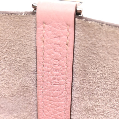 Hermes Taurillon Clemence Picotin Lock 22 MM Rose Sakura 7 of 10