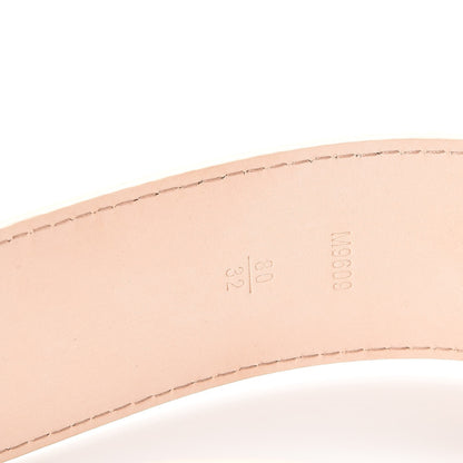Louis Vuitton Damier Azur LV Initiales Belt 80 32 4 of 9