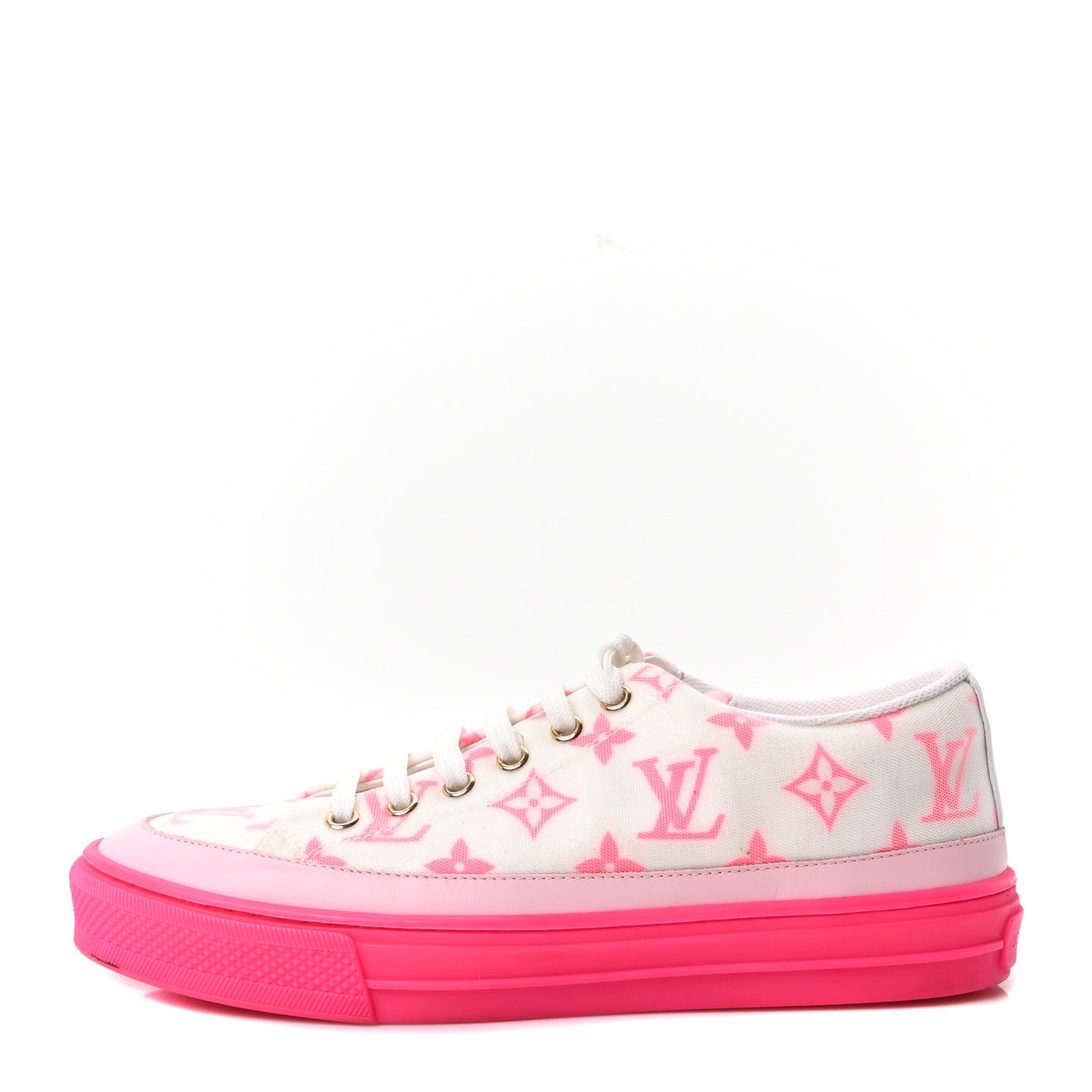 Technical Fabric Monogram Stellar Sneakers 37 Rose Pop