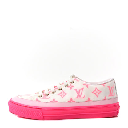 Louis Vuitton Technical Fabric Monogram Stellar Sneakers 37 Rose Pop 1 of 9