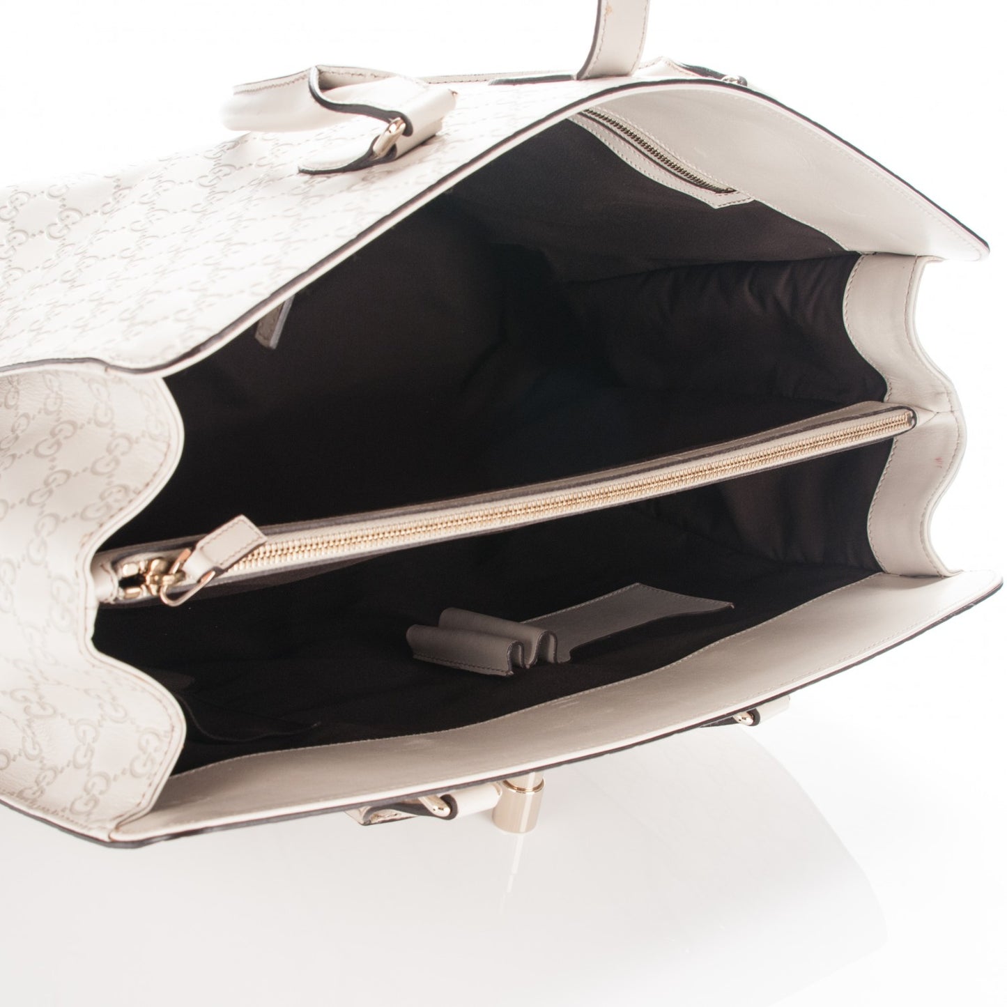 Guccissima Piston Tote Off White