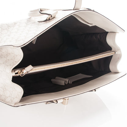 Gucci Guccissima Piston Tote Off White 5 of 9