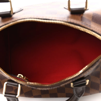 Louis Vuitton Damier Ebene Speedy Bandouliere 25 5 of 10