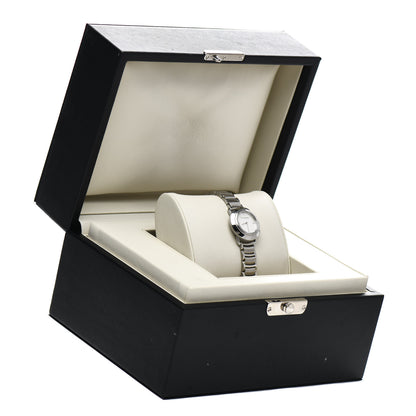 Tiffany Stainless Steel Diamond Mother of Pearl 25mm Tiffany T Round Quartz Watch 5 of 5