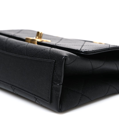 Chanel Caviar Quilted Mini Bracelet On Chain Flap Black 10 of 10
