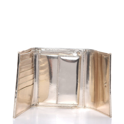 Gucci Monogram Joy French Flap Wallet White Silver 5 of 11