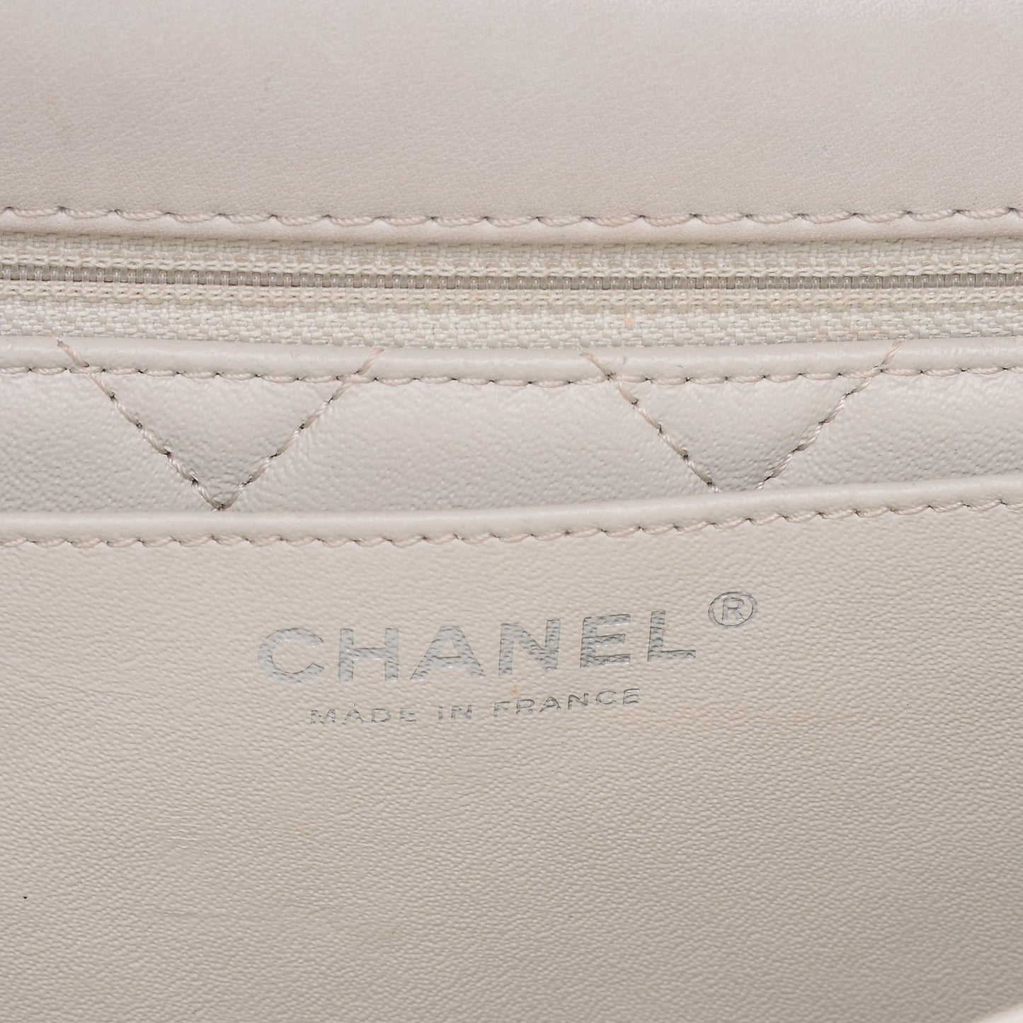 Calfskin Stitched Urban Luxury Top Handle Bag Ivory