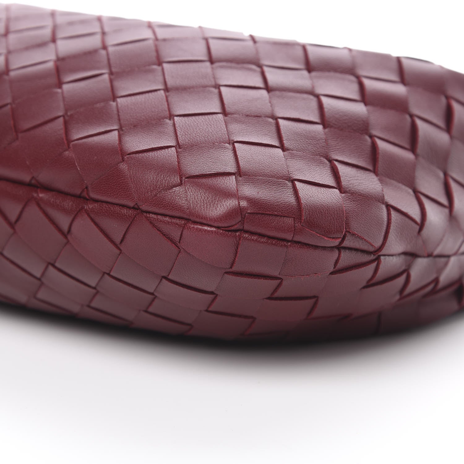 Bottega Veneta Nappa Intrecciato Mini Jodie Burgundy 10 of 11