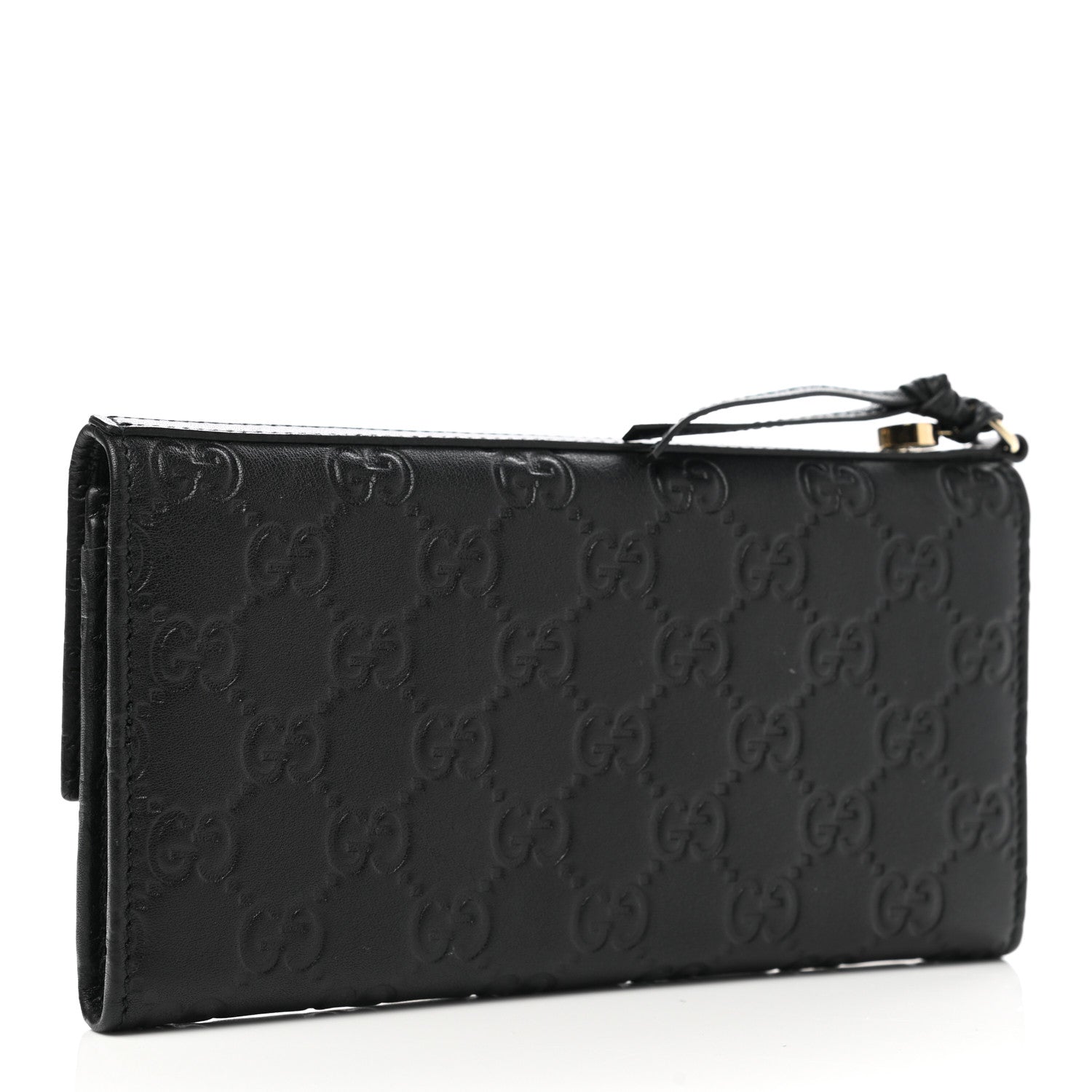 Gucci Guccissima Signature Microguccissima Bree Continental Wallet Black 4 of 10