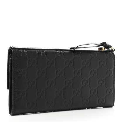 Gucci Guccissima Signature Microguccissima Bree Continental Wallet Black 4 of 10