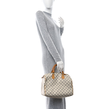 Louis Vuitton Damier Azur Speedy 30 2 of 10
