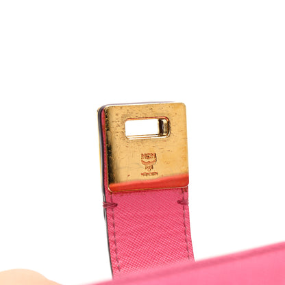 MCM Saffiano Crossbody Pink 12 of 12