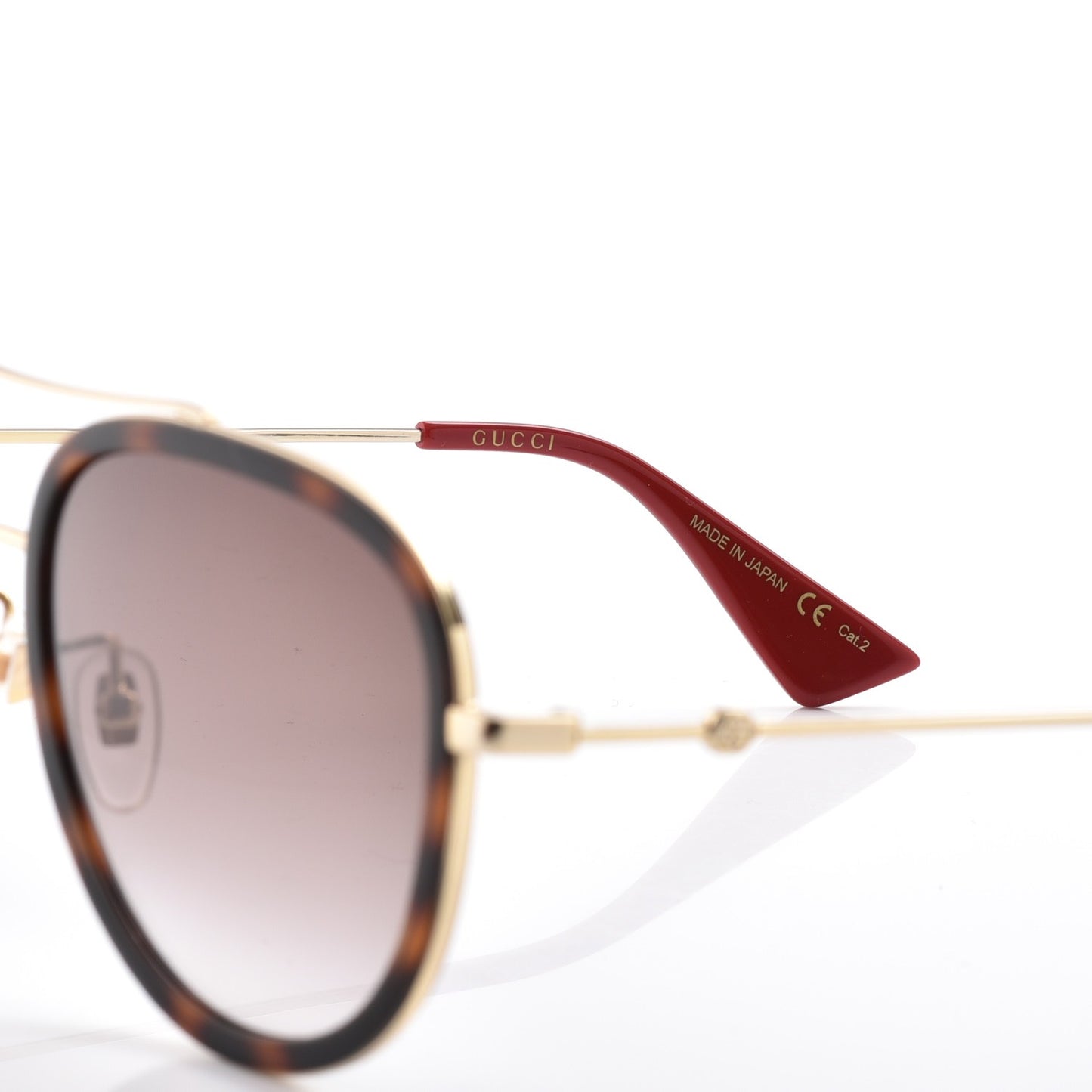 Aviator Sunglasses GG0062S Tortoise