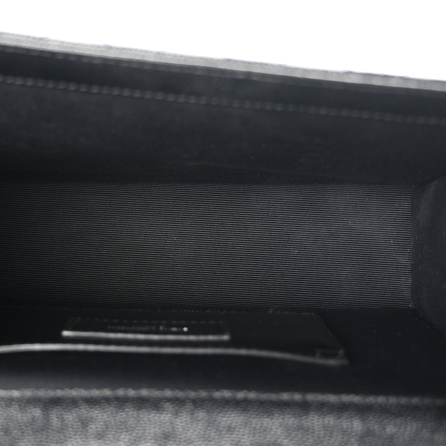 Saint Laurent Grain De Poudre Textured Mixed Matelasse Triquilt Medium Monogram Monochrome Satchel Black 5 of 10