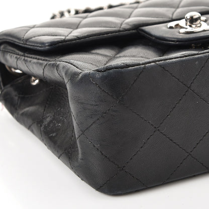 Chanel Lambskin Quilted Mini Square Flap Black 8 of 11