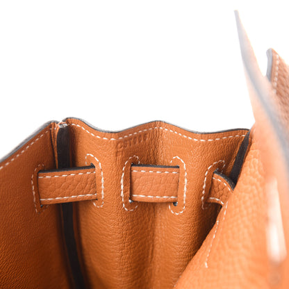 Hermes Togo Kelly Ado Backpack Gold 8 of 9