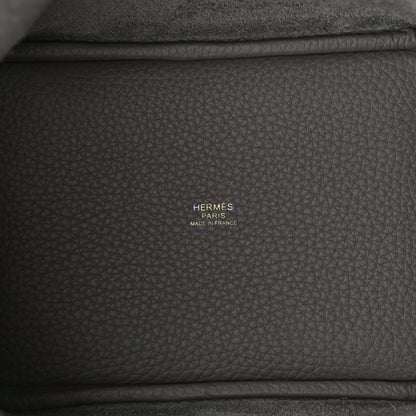Hermes Taurillon Clemence Picotin Lock 18 PM Gris Meyer 5 of 11
