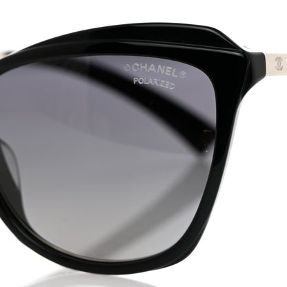 Chanel Oval Sunglasses 5384-A Black 7 of 12