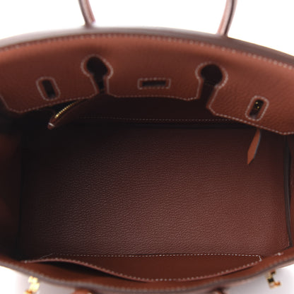 Hermes Togo Birkin 25 Sienne 5 of 12