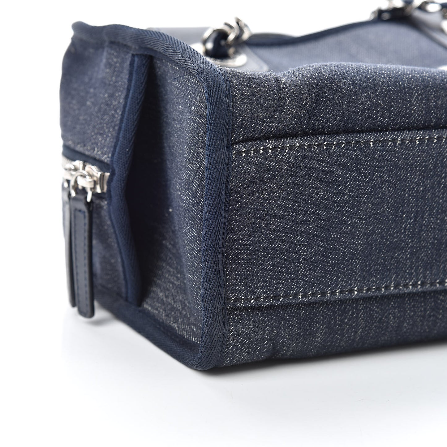 Denim Deauville Bowling Bag Dark Blue