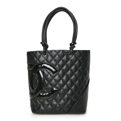 Chanel Calfskin Quilted Medium Cambon Tote Black 1 of 10