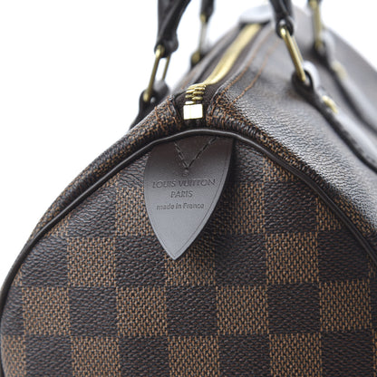 Louis Vuitton Damier Ebene Speedy 25 8 of 10