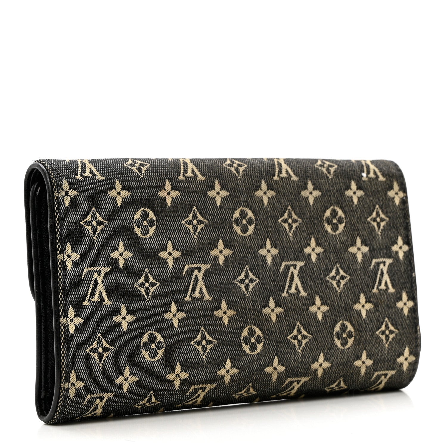 Louis Vuitton Mini Monogram Porte Tresor International Wallet Black 3 of 8