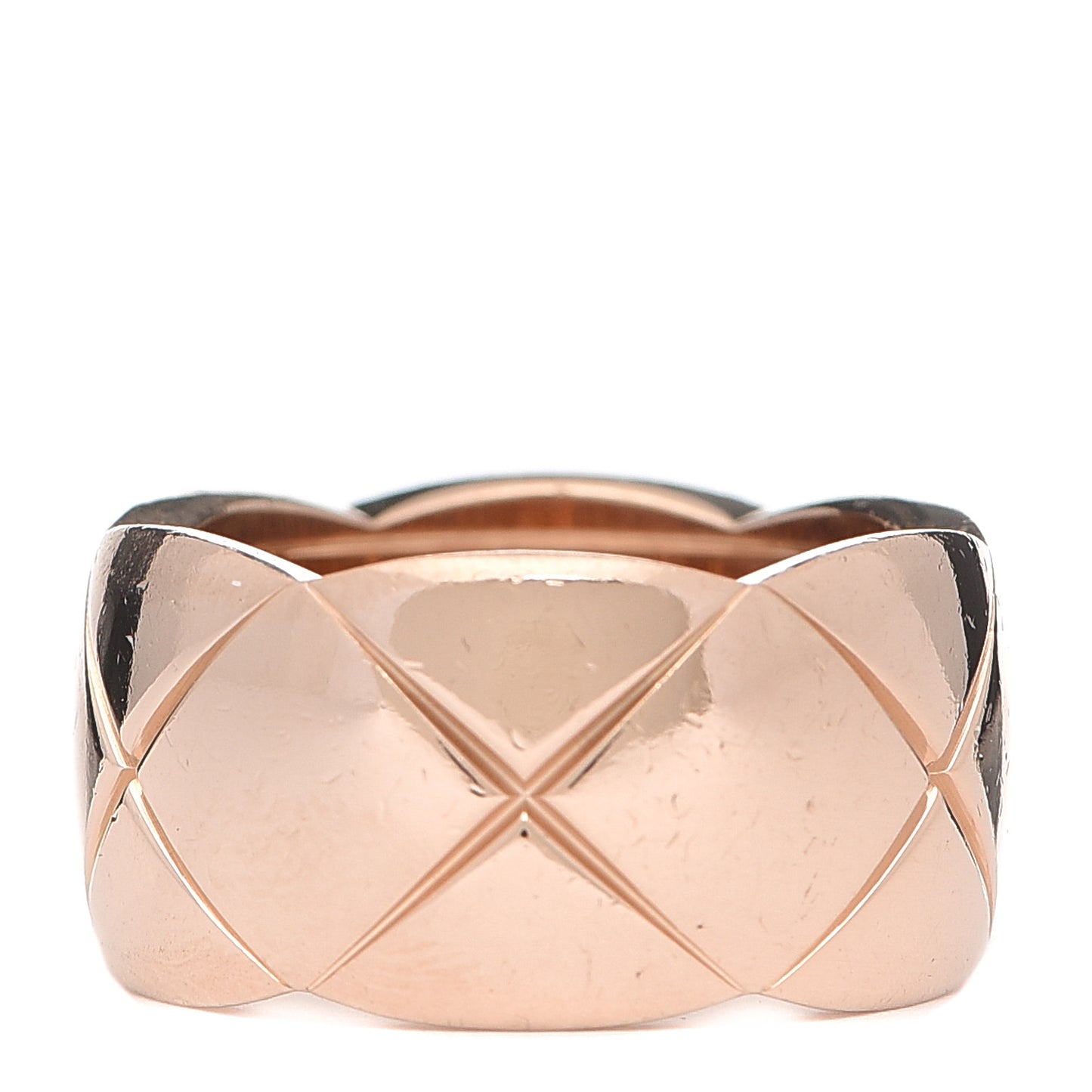 18K Beige Gold Large Coco Crush Ring 53 6.25