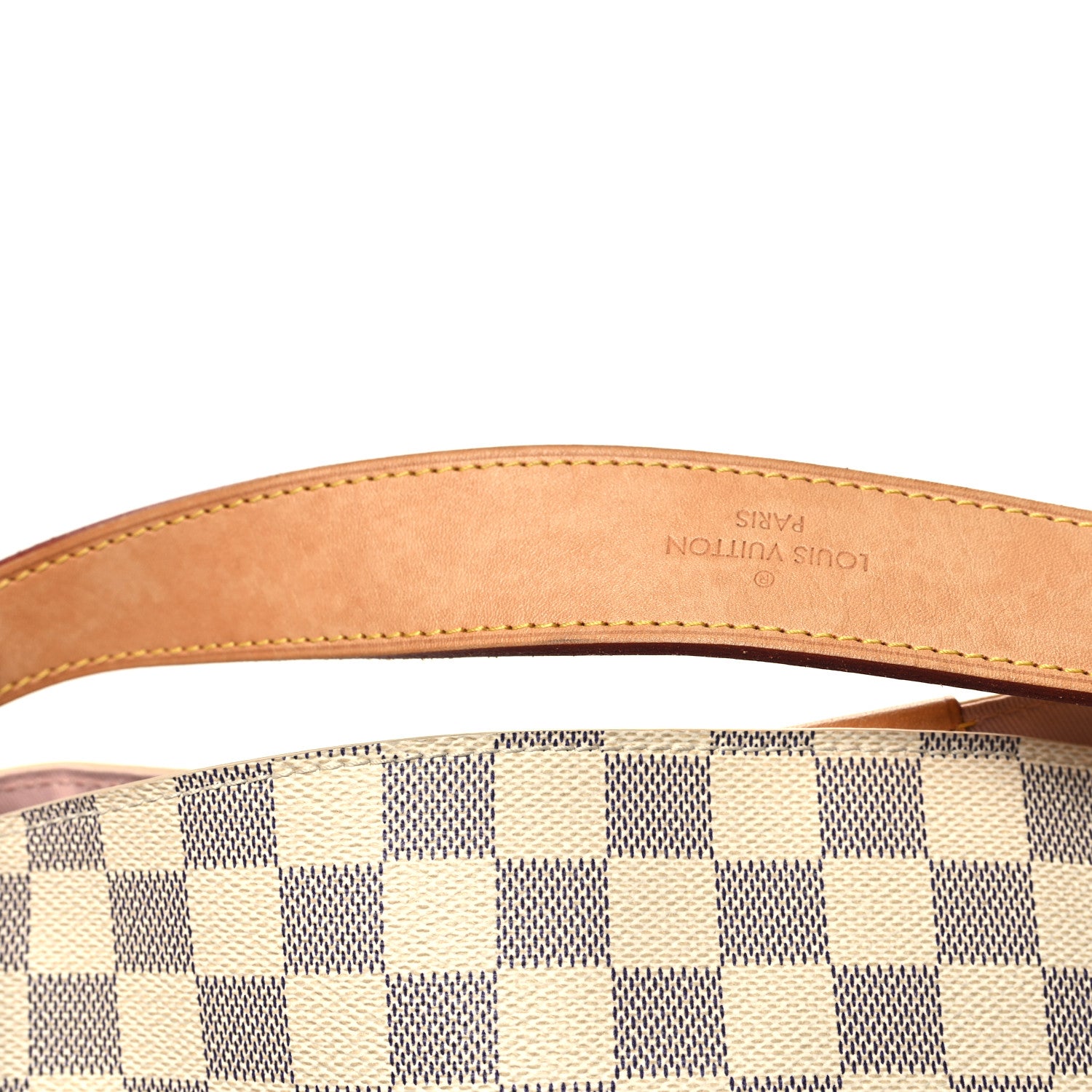 Louis Vuitton Damier Azur Graceful MM Rose Ballerine 11 of 11