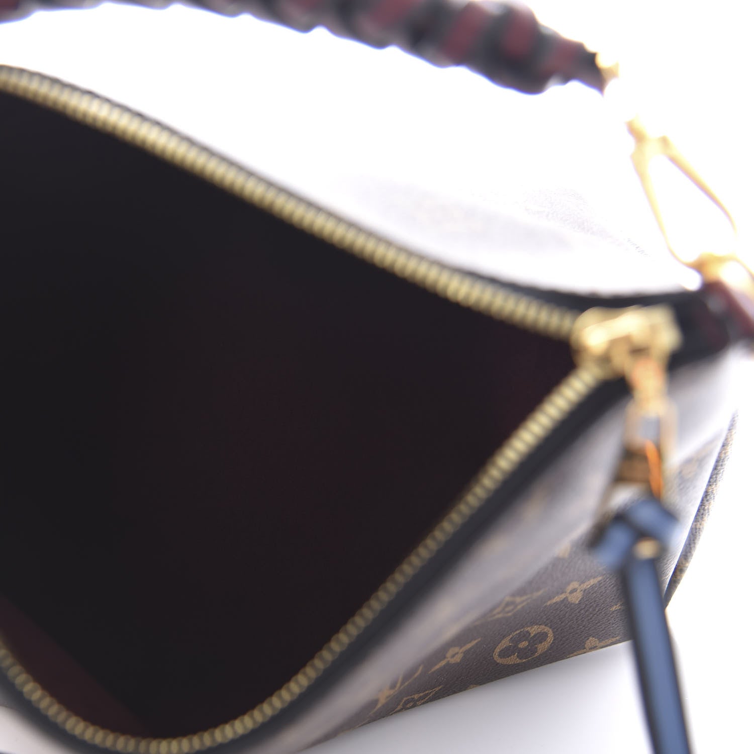 Louis Vuitton Monogram Beaubourg Hobo Mini Bordeaux Red Peach Safran Blue Jean Blue 5 of 9