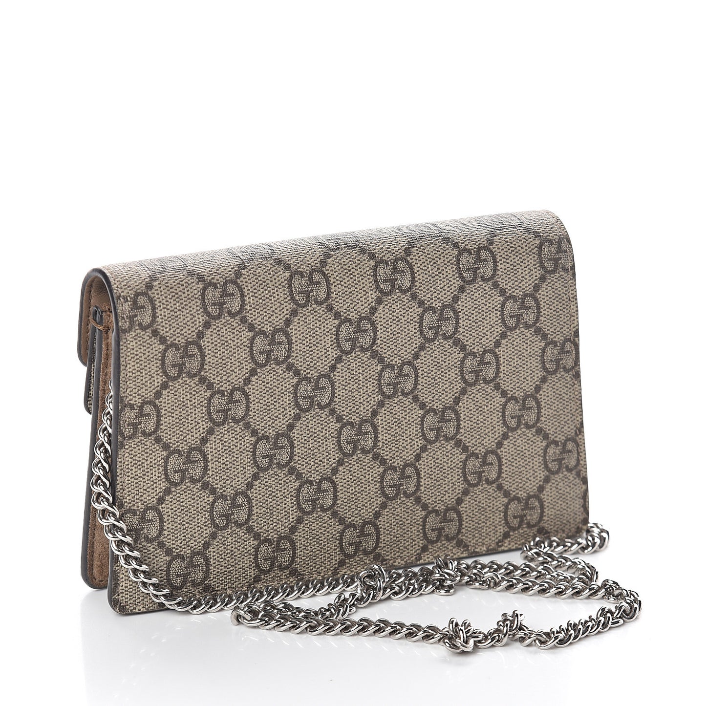 GG Supreme Monogram Super Mini Dionysus Shoulder Bag Taupe