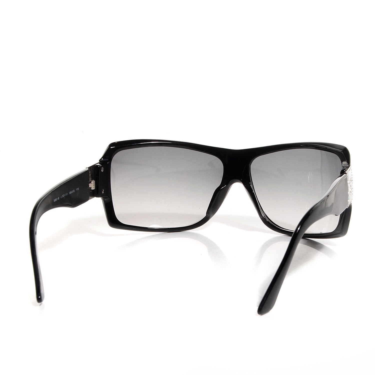 Chanel Crystal CC Sunglasses 5081-B Black 2 of 5