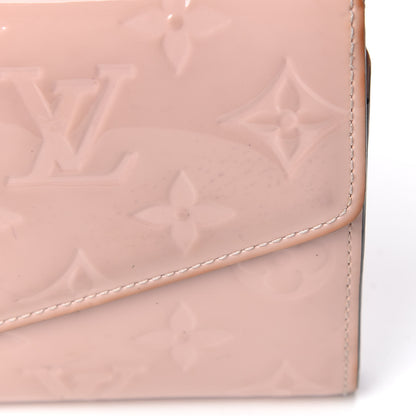 Louis Vuitton Vernis Sarah Wallet NM Rose Ballerine 9 of 16