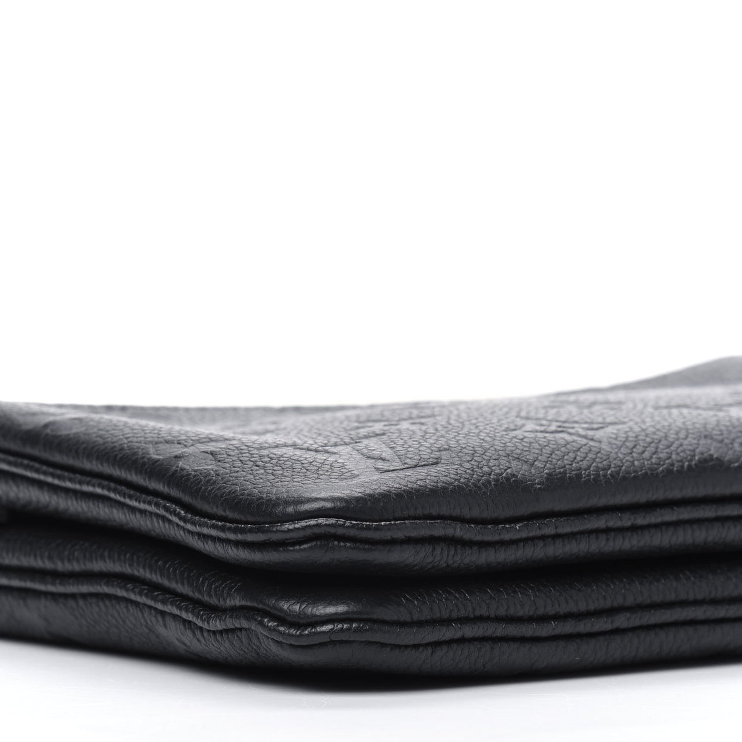 Empreinte Double Zip Pochette Black