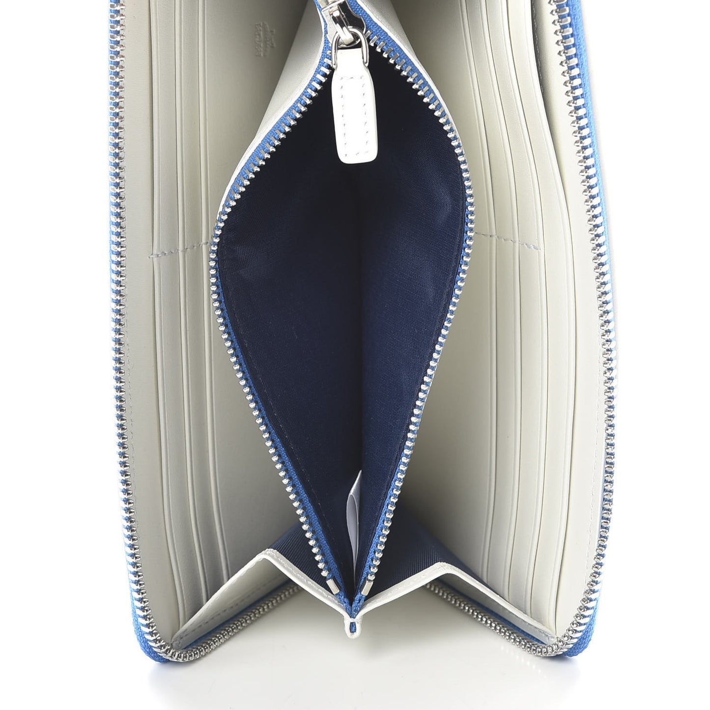 Skyoptic Visetos Zip Around Wallet Diamond White