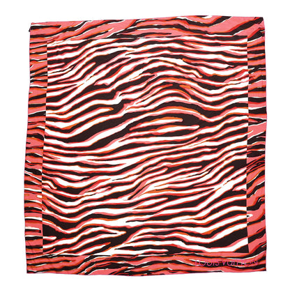 Louis Vuitton Silk Zebra Square Scarf Muticolor 1 of 5